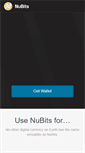 Mobile Screenshot of nubits.com